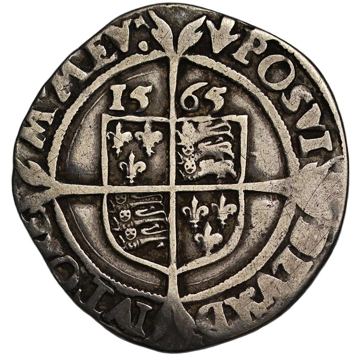 1558-1603 Elizabeth I Silver Sixpence