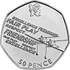 Rowing 50p Coin