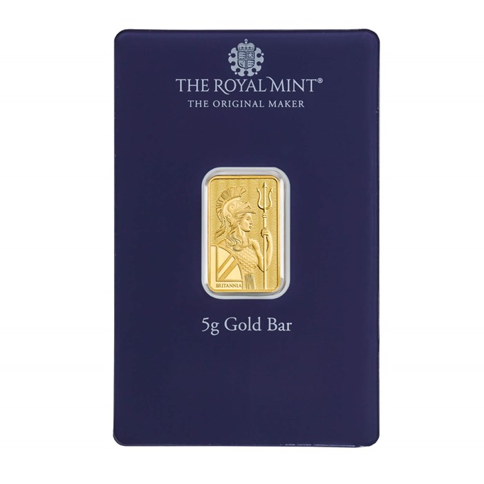 Best Wishes 5g Gold Bullion Minted Bar