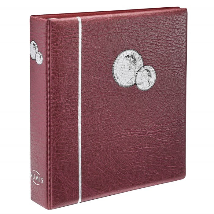 Numis Coin Album Set (Red) – With Slipcase