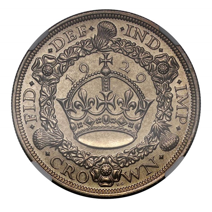 1929 George V Wreath Crown