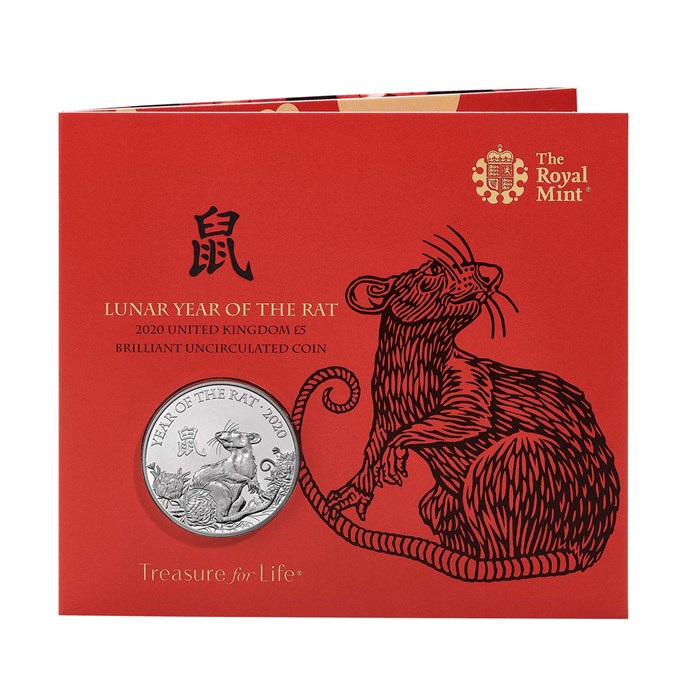 Lunar Year of the Pig 2019 UK One Ounce Silver Proof Coin