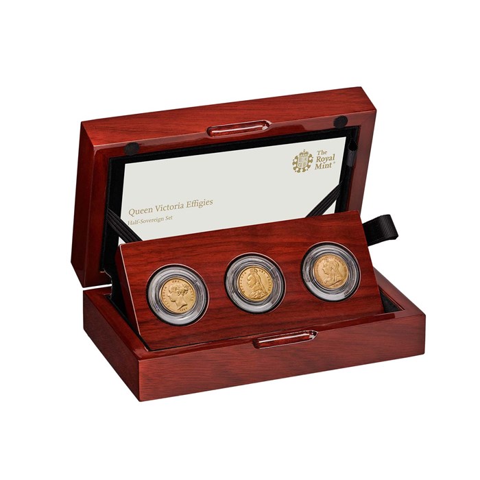 Queen Victoria Effigies - Half Sovereign Set