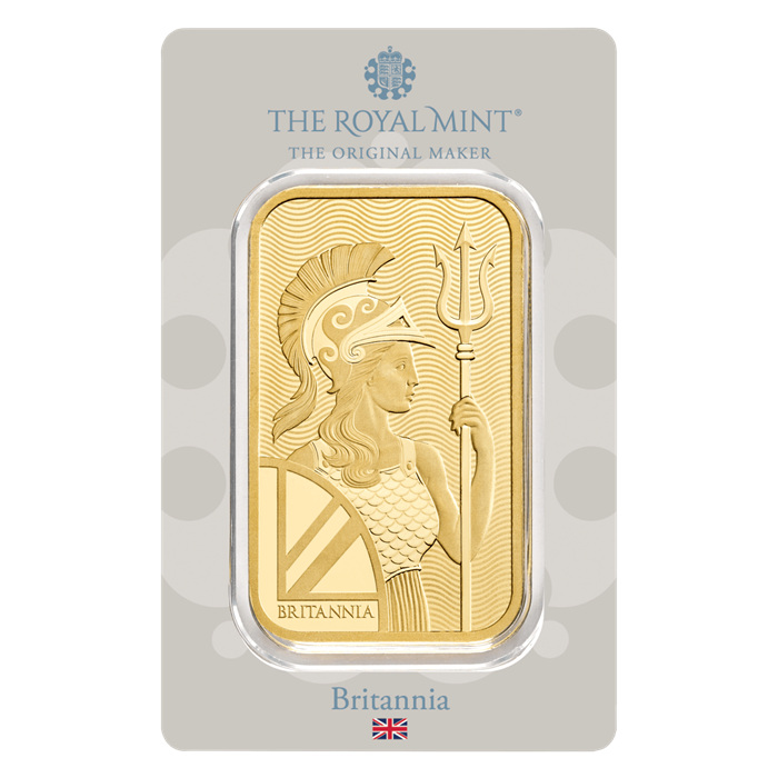 Britannia 100g Gold Bullion Minted Bar