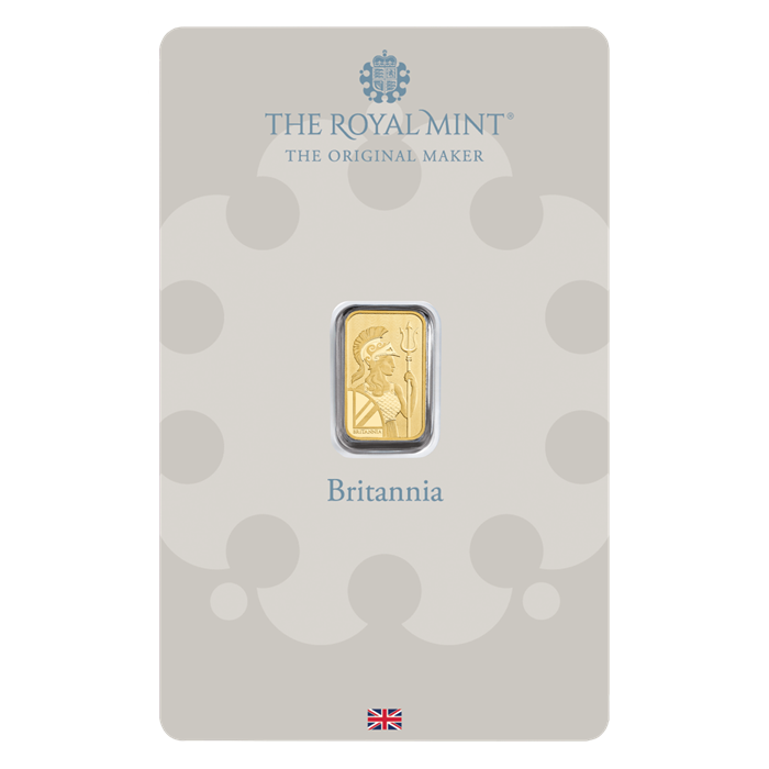 Britannia 1g Gold Bullion Minted Bar