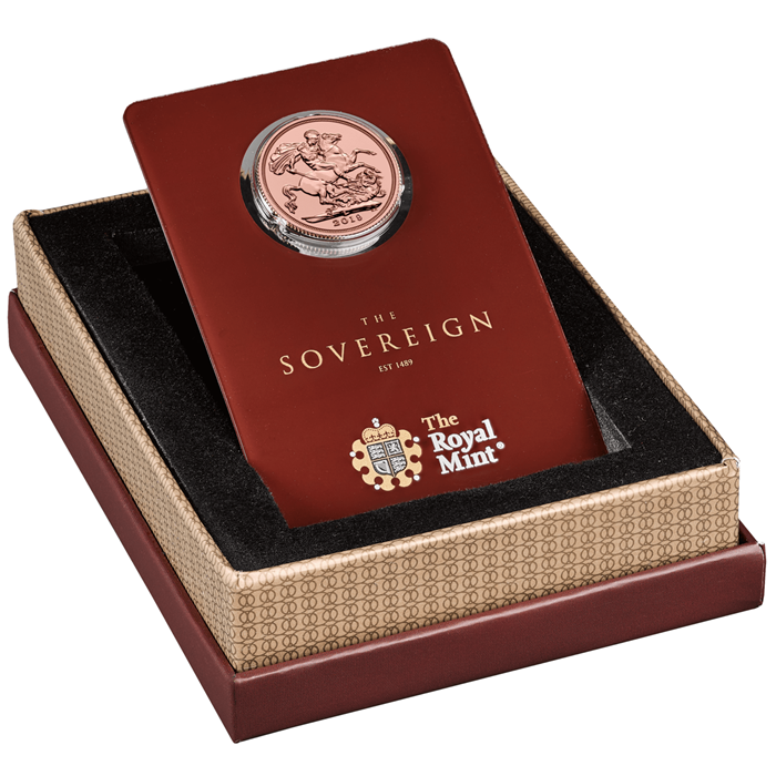 The Sovereign 2019 Gold Bullion Coin Struck in India