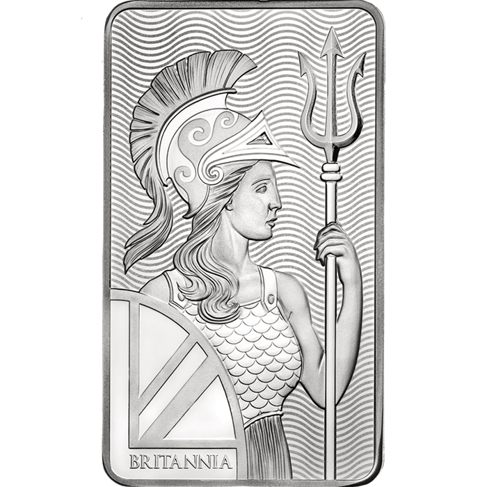 Britannia 100 oz Silver Minted Bar