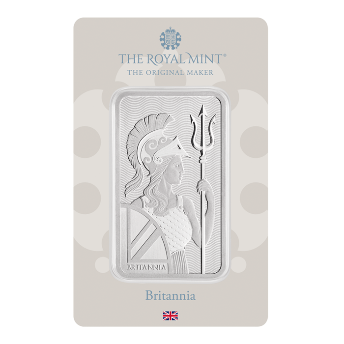 Britannia 1oz Platinum Bullion Minted Bar