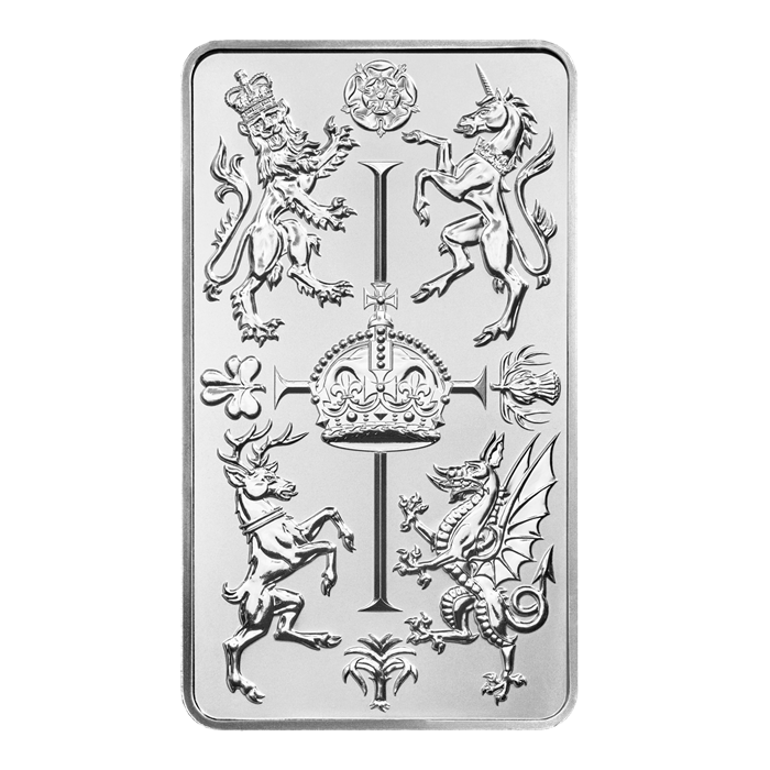 The Royal Celebration 10oz Silver Bullion Minted Bar