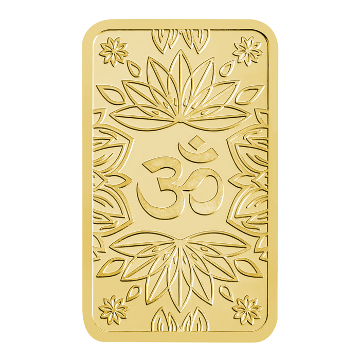 Om 5g Gold Bullion Minted Bar