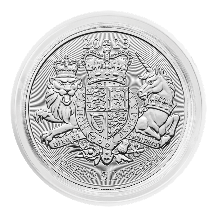 The Royal Arms 2023 1oz Silver Bullion Coin