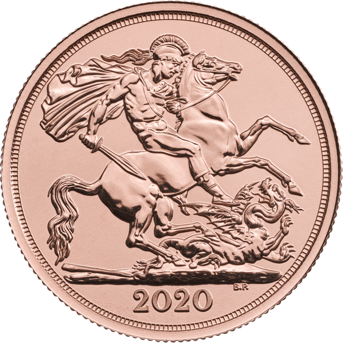 The Double Sovereign 2020 Gold Bullion Coin